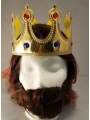 Altın Renk Eva Malzemeden İmal Çocuk Kral Tacı 57 Cm