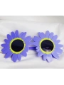 Mor Renk Papatya Şekilli Parti Gözlüğü 18x10 Cm
