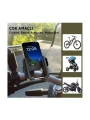 Gidon Bağlantılı Bisiklet Motosiklet İçin Esnek Abs 4-7.8″ İnç Telefon Tutucu 360° Dönebilen Tasarım