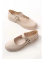 YSN-4444 Bej Günlük Bayan Ayakkabı