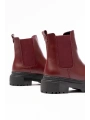 812-2137 Bordo Lastikli Günlük Kadın Bot