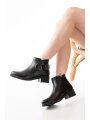 270-3030 Siyah Toka Aksesuarlı Fermuarlı Günlük Kadın Bot