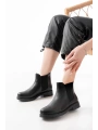 165-230 Siyah Lastikli Günlük Kadın Bot