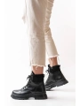 ASM-080 Siyah Bağcıklı Günlük Kadın Bot