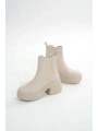 FZ-2400 Bej Yüksek Tabanlı Lastikli Günlük Kadın Bot