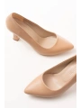 ST-001 Nut Günlük 9 cm Topuklu Bayan Stiletto Ayakkabı