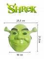 Yeşil Shrek Maskesi 21x25 Cm