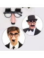 Eğlenceli Kılık Değiştirme Kaş Bıyık Mizah Gözlüğü 9x13 Cm