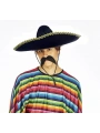 Sombrero Meksika Şapkası Mariachi Altın Şeritli Yetişkin Boy