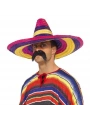 Sombrero Meksika Şapkası Renkli Örme Hasır Yetişkin Boy
