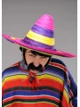 Sombrero Meksika Şapkası Renkli Örme Hasır Yetişkin Boy