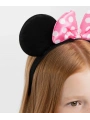 Pembe Fiyonklu Minnie Mouse Tacı Mini Kulak