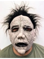 Siyah Saçlı Michael Myers Lateks Yüze Tam Yapışan Et Maske Korku Maskesi