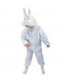 Çocuk Tavşan Kostümü Beyaz Renk 3-5 Yaş 100 Cm