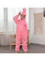 Çocuk Tavşan Kostümü Pembe Renk 4-5 Yaş 100 Cm