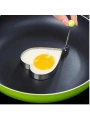 Metalik Kalp Şeklinde Metal Omlet Yumurta Ve Krep Kalıpları