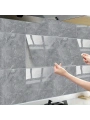 Gri Mermer Desenli Alüminyum Plastik Duvar Sticker