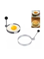 Metalik Daire Şeklinde Metal Omlet Yumurta Ve Krep Kalıpları