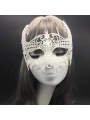 Beyaz Renk Dantel Kesim Dantel İşlemeli Balo Parti Maskesi 1 No