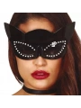 Siyah Renk Siyah Camlı Kedi Şekilli Parti Gözlüğü 20x11 Cm