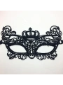 Siyah Renk Dantel Kesim Dantel İşlemeli Balo Parti Maskesi 9 No