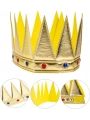 Altın Renk Eva Yumuşak Kral Kraliyet Tacı Yetişkin Çocuk Uyumlu 55 Cm