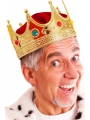Altın Renk Yetişkin Çocuk Uyumlu Kral Tacı 60 Cm