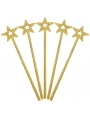 Altın Renk Yıldız Peri Asası Peri Değneği 34 Cm 1 Adet