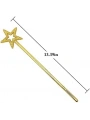Altın Renk Yıldız Peri Asası Peri Değneği 34 Cm 1 Adet