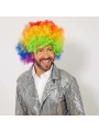 Rengarenk Kıvırcık Afro Bonus Peruk