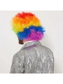 Rengarenk Kıvırcık Afro Bonus Peruk