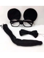 Mickey Mouse Gözlüğü Papyonu Kuyruğu Seti