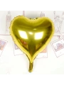 Kalp Uçan Balon Folyo Sarı 80 Cm 32 İnç