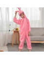 Çocuk Tavşan Kostümü Pembe Renk 2-3 Yaş 80 Cm