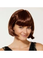 Kahverengi Parti Peruğu Küt Saç