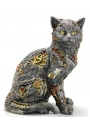 Steampunk Polyester Kedi Figürü Alk2455