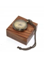 Ahşap Kutulu Pirinç Köstekli Saat 16154