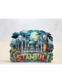 Ahşap İstanbul Temalı Magnet Alk4597