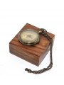 Ahşap Kutulu Pirinç Köstekli Saat 16154