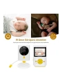 Akıllı Bebek Kamerası Monitörlü Karşılıklı Konuşma Özellikli Sıcaklık İzleme 2.4 İnç Bebek Kamerası
