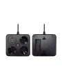 Akım Korumalı Anahtarlı Priz - 3x Priz - 2x Usb - 2x Type-c - 2 Mt Kablo Hızlı Şarj Özellikli Siyah