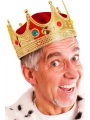 Altın Renk Yetişkin Çocuk Uyumlu Kral Tacı 60 Cm