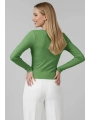 Çıtçıt Detaylı Bluz Yeşil T4343