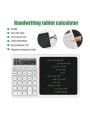 Çok Amaçlı Digital Hesap Makinesi Lcd Ekran Yazma Tableti Ofis Okul İçin Silinebilir El Yazısı Not Defteri