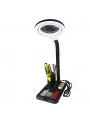 Esnek 5x /10x,40 Led Işıklı Büyüteç ,lamba  Büyüteç Okuma, Çalışma Lehim Masa Lambası A808