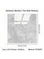 Gri Mermer Desen Duvar Sticker (30*30)