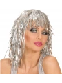 Gümüş Işıltılı Metalize Parti Peruğu