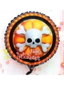 Halloween İskelet Kuru Kafa Folyo Balon 18 İnç