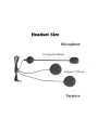 Jack Girişli 3.5mm İntercom Kulaklığı Bt31,bt22,bt35 Uyumlu Motorsiklet Kask Yedek Mikrofon