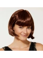 Kahverengi Parti Peruğu Küt Saç